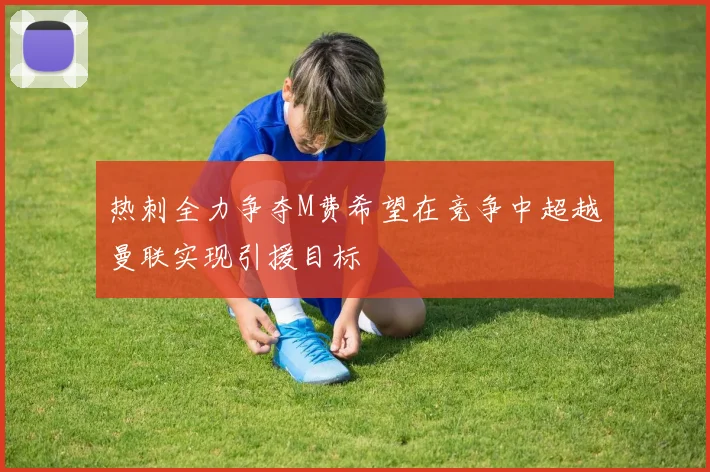热刺全力争夺M费希望在竞争中超越曼联实现引援目标