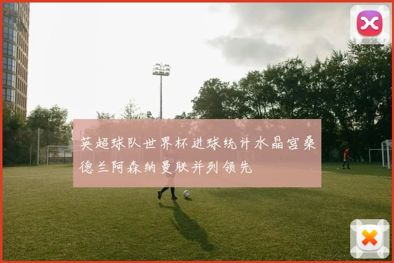 英超球队世界杯进球统计水晶宫桑德兰阿森纳曼联并列领先